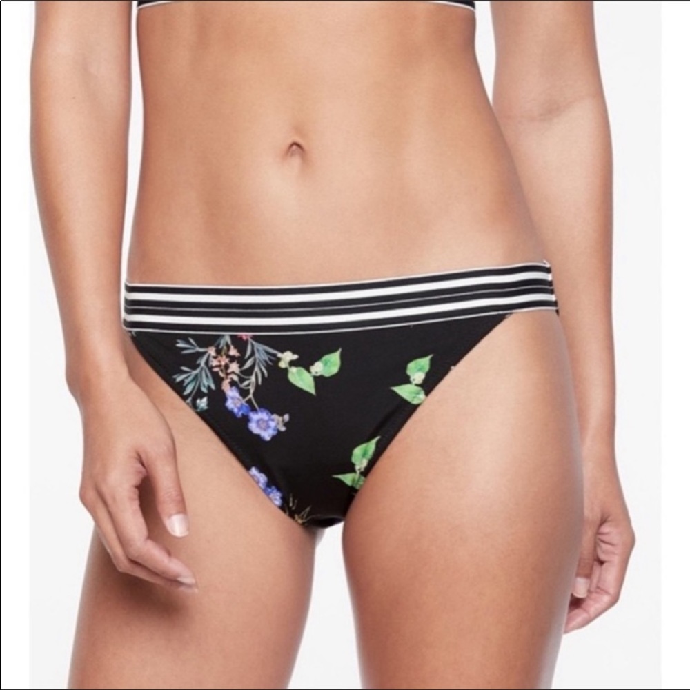 NWT Athleta Gold Coast Floral Banded Bottoms